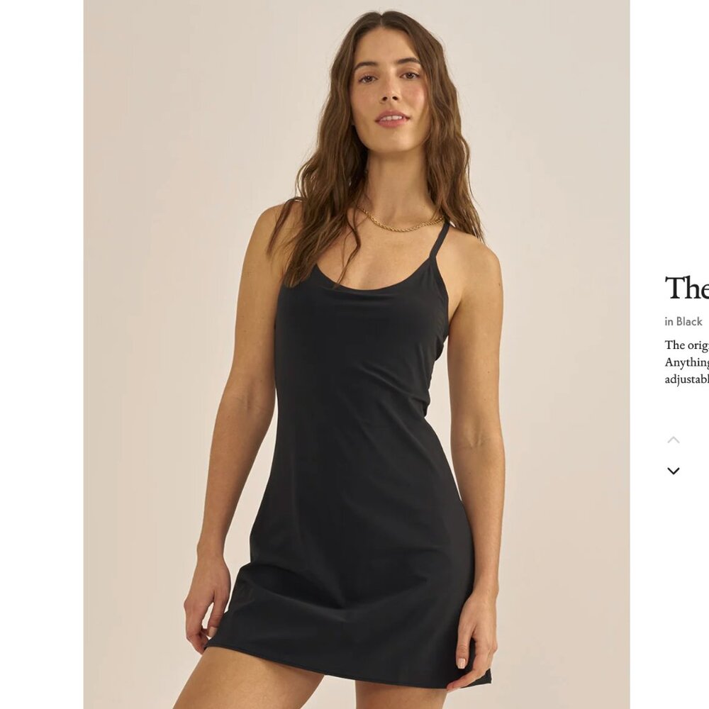 Outdoor Voices The Exercise Dress Black Size S Stretch Athletic